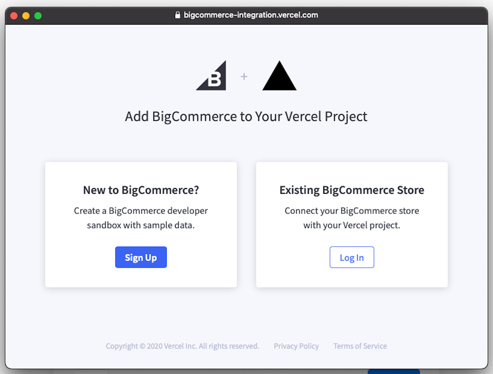 BigCommerce Login